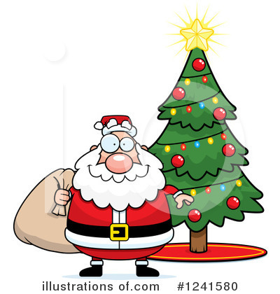 Christmas Tree Clipart #1241580 by Cory Thoman