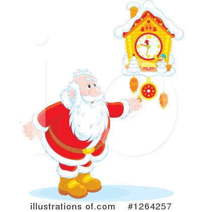 Cuckoo Clock Clipart 1263434 Illustration By Alex Bannykh