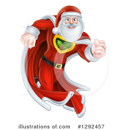 Royalty-Free (RF) Santa Clipart Illustration by AtStockIllustration - Stock Sample #1292457