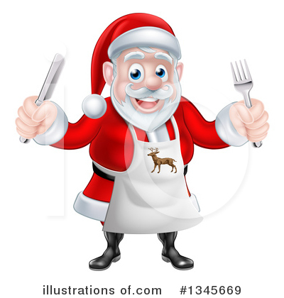 Royalty-Free (RF) Santa Clipart Illustration by AtStockIllustration - Stock Sample #1345669
