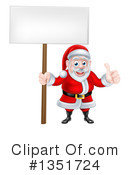 Santa Clipart #1351724 by AtStockIllustration