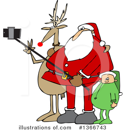 Christmas Elf Clipart #1366743 by djart