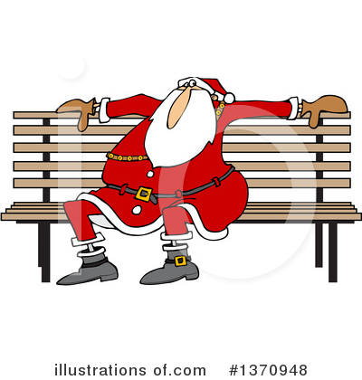 Royalty-Free (RF) Santa Clipart Illustration by djart - Stock Sample #1370948