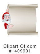 Santa Clipart #1409901 by AtStockIllustration