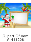 Santa Clipart #1411208 by AtStockIllustration