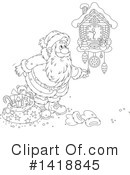 Santa Clipart #1418845 by Alex Bannykh