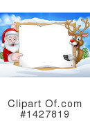 Santa Clipart #1427819 by AtStockIllustration