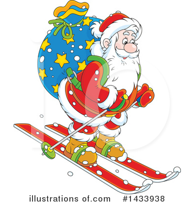 Royalty-Free (RF) Santa Clipart Illustration by Alex Bannykh - Stock Sample #1433938