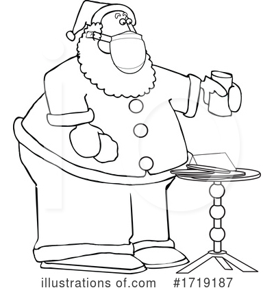 Royalty-Free (RF) Santa Clipart Illustration by djart - Stock Sample #1719187