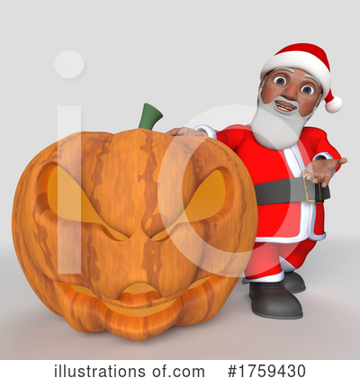 Royalty-Free (RF) Santa Clipart Illustration by KJ Pargeter - Stock Sample #1759430