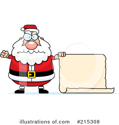 Royalty-Free (RF) Santa Clipart Illustration by Cory Thoman - Stock Sample #215308