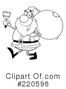 Santa Clipart #220596 by Hit Toon