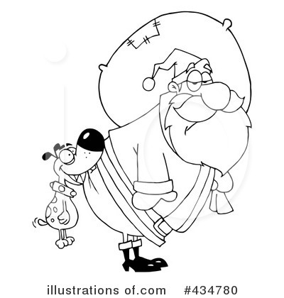 Royalty-Free (RF) Santa Clipart Illustration by Hit Toon - Stock Sample #434780