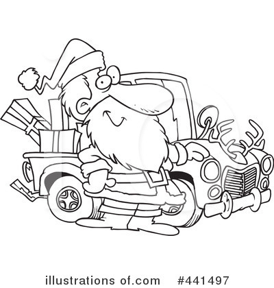 Pickup Truck Clipart #441497 by toonaday
