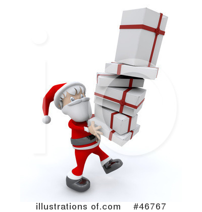 Christmas Gift Clipart #46767 by KJ Pargeter