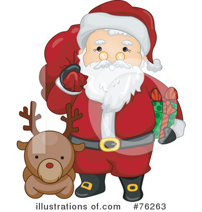 Royalty-Free (RF) Santa Clipart Illustration by BNP Design Studio - Stock Sample #76263