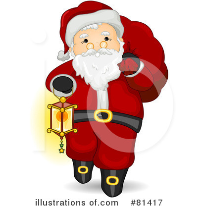 Royalty-Free (RF) Santa Clipart Illustration by BNP Design Studio - Stock Sample #81417