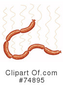 Sausage Clipart #74895 by LaffToon