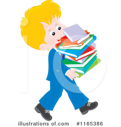 Royalty-Free (RF) School Boy Clipart Illustration by Alex Bannykh - Stock Sample #1165386