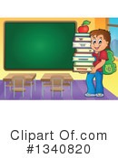 School Boy Clipart #1340820 by visekart