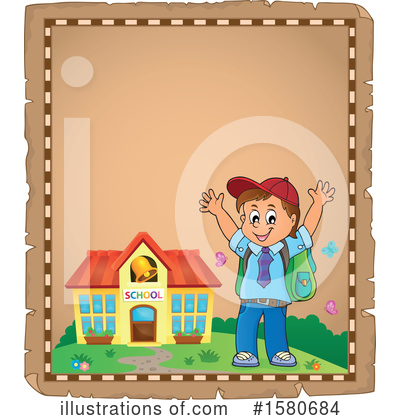 Royalty-Free (RF) School Boy Clipart Illustration by visekart - Stock Sample #1580684