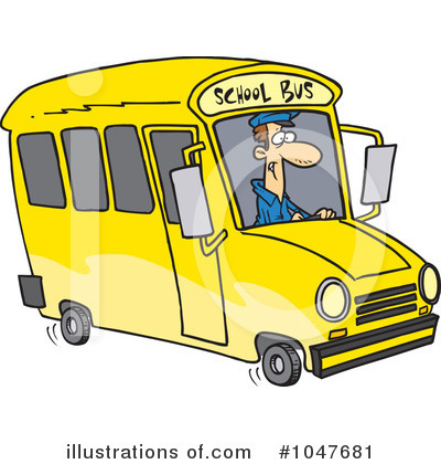 Bus Clipart #1047681 by toonaday
