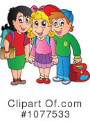 School Children Clipart #1077533 by visekart