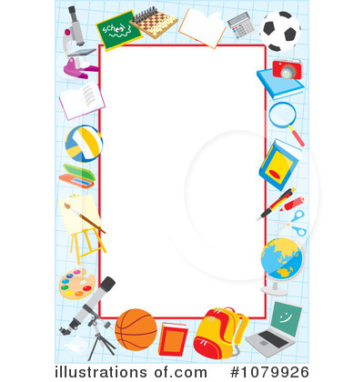 School Supplies Clipart #1079926 by Alex Bannykh