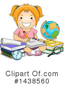 School Girl Clipart #1438560 by BNP Design Studio