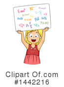 School Girl Clipart #1442216 by BNP Design Studio