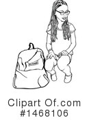 School Girl Clipart #1468106 by dero