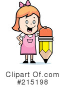 School Girl Clipart #215198 by Cory Thoman