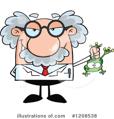 Royalty-Free (RF) Scientist Clipart Illustration by Hit Toon - Stock Sample #1208538