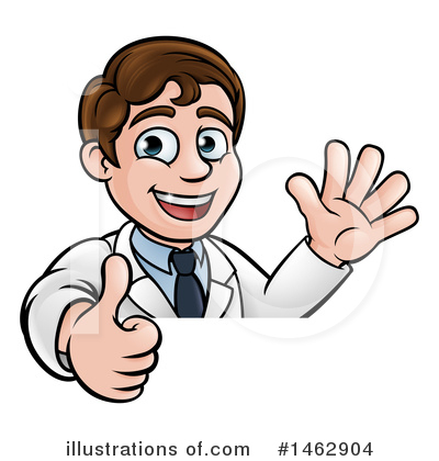 Royalty-Free (RF) Scientist Clipart Illustration by AtStockIllustration - Stock Sample #1462904