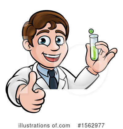 Royalty-Free (RF) Scientist Clipart Illustration by AtStockIllustration - Stock Sample #1562977