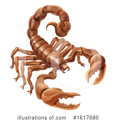Scorpion Clipart #1617680 by AtStockIllustration