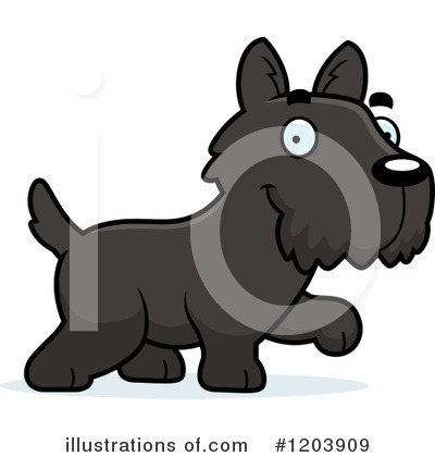 Scottie Clipart #1203909 by Cory Thoman