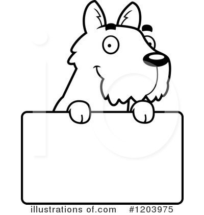 Scottish Terrier Clipart #1203975 by Cory Thoman