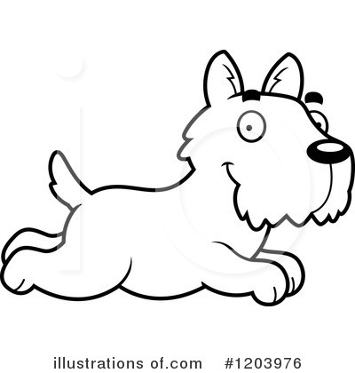Scottish Terrier Clipart #1203976 by Cory Thoman