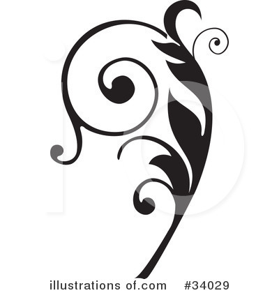 Royalty-Free (RF) Scroll Clipart Illustration by OnFocusMedia - Stock Sample #34029
