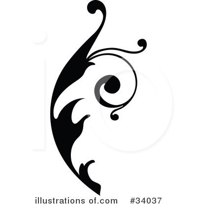 Royalty-Free (RF) Scroll Clipart Illustration by OnFocusMedia - Stock Sample #34037