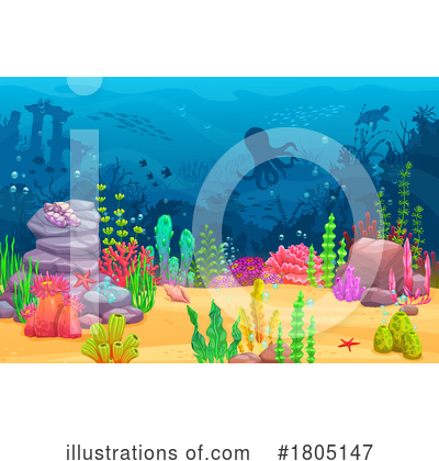 Underwater Clipart #1805147 by Vector Tradition SM