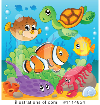Blowfish Clipart #1114854 by visekart