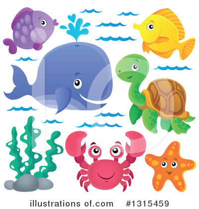 Whale Clipart #1315459 by visekart