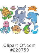 Sea Life Clipart #220759 by visekart
