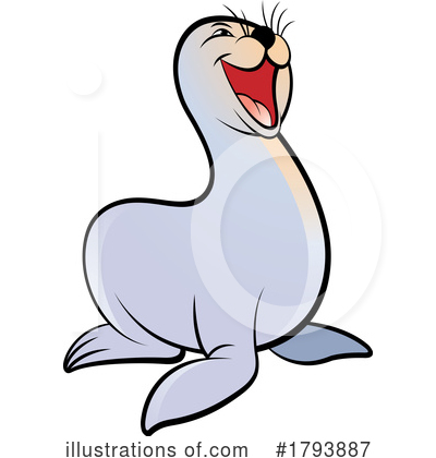 Sea Lions Clipart #1793887 by Lal Perera