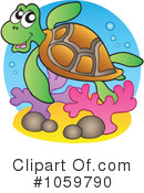 Sea Turtle Clipart #1059790 by visekart