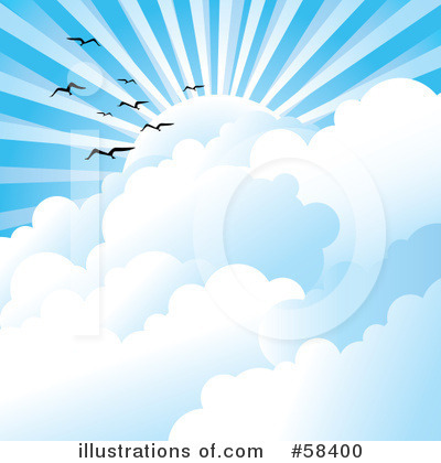 Royalty-Free (RF) Seagulls Clipart Illustration by MilsiArt - Stock Sample #58400