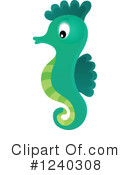 Seahorse Clipart #1240308 by visekart