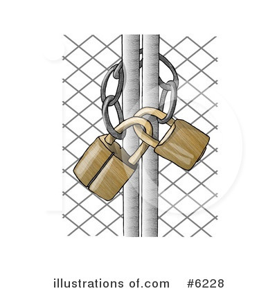 Royalty-Free (RF) Security Clipart Illustration by djart - Stock Sample #6228